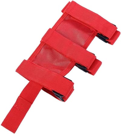 Bevestigingsband Blusser - Hulpstuk Houder - Veilige Opslag - Verstelbare Klemkracht - 40x23cm - Rood