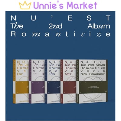 NU'EST 2e Album [Romanticize] Random ver, No poster white