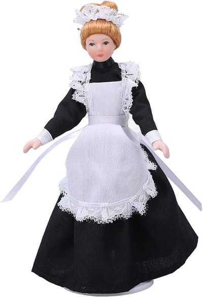 Keramische Poppetjes - Miniatuur Figuren - Poppenhuis Decoratie - Beweegbare Ledematen - Schaal 1:12