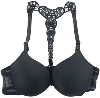 Grey Velvet BH - Spitzen Bra - XS tot S - voor Vrouwen - zwart
