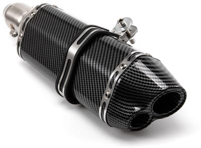 Dailygoods - Uitlaatpijp voor motorfiets, 36 mm, 51 mm, universele uitlaat, slip-on compatibel met ATV Dirt Bike Street Bike Roller (B)