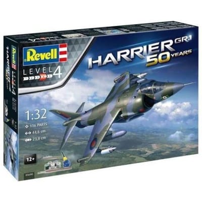Revell Modelbouwpakket Militaire voertuigen - 05690 Harrier GR.1 - Gift Set Plastic - 1:32 - Modelbouw