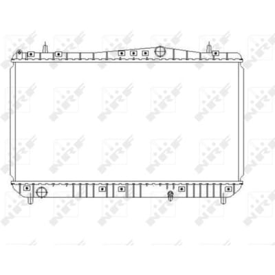 Radiator, motorkoeling NRF 53384