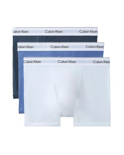 regular fit trunks van katoenmix in set van 3