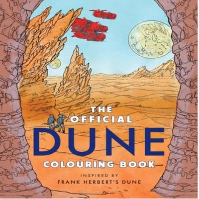 Het Officiële Dune Kleurboek van Frank Herbert Paperback Boek 9781399620093