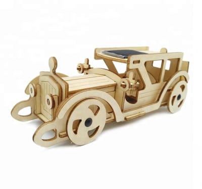 Bouwpakket Oldtimer op Zonne-energie Solar- hout