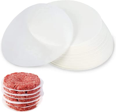 Parchment Papier voor Burgers en Microvezel Tafellaken, 15 cm en 10 x 20 cm, Ideaal voor BBQ en Picknick