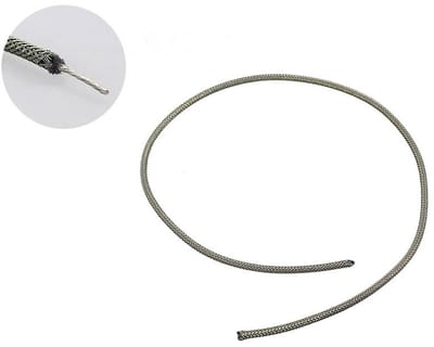 Boston PBWS1 Shielded Push Back Wire – 30 cm, Gevlochten, USA Made