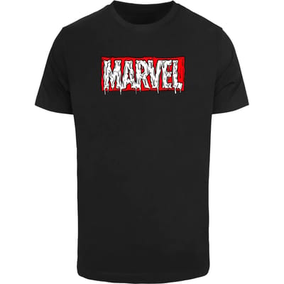 Merchcode Marvel - Drip Heren Tshirt - M - Zwart