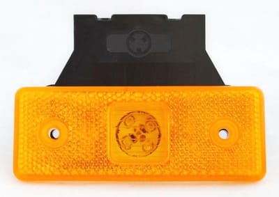 10x Oranje LED Markeringslichten 24V Universeel voor Vrachtwagen, Trailer en Caravan