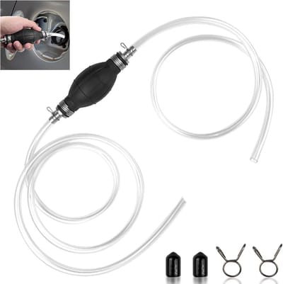 Brandstofhandpomp 10 mm met 2 meter slang