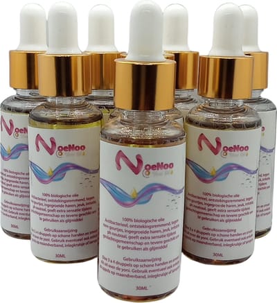 Noenoo - Yoni Oil - Olie - Massage olie - Mint - Verwijderd geur - Glijmiddel -Lubricant- Ingegroeide haren
