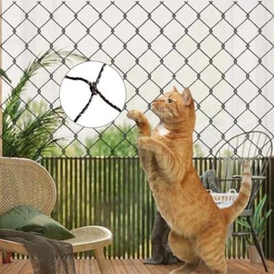 Lexium Kattennet - Kattennet Balkon - Katten Net - Katten Omheiningssysteem - Balkon Net - Kattengaas