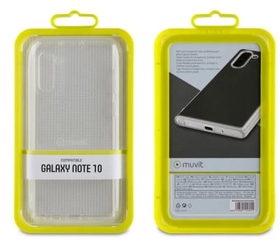 Muvit Cristal Soft Huawei Samsung Galaxy Note 10/10 5g Silicone Telefoonhoesje Transparant