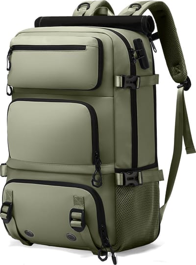 Bange 3 in 1 Multifunctionele Rugtas - Dames en Heren - 30L - TSA Slot - Sporttas - Waterdicht - Afneembare heuptas - Handbagage - Groen