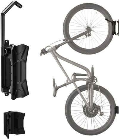 Maclean - Fietsbeugel - fietsrek / wandhouder, max. draagvermogen 35 kg, instelbare hellingshoek, staal, MC-171