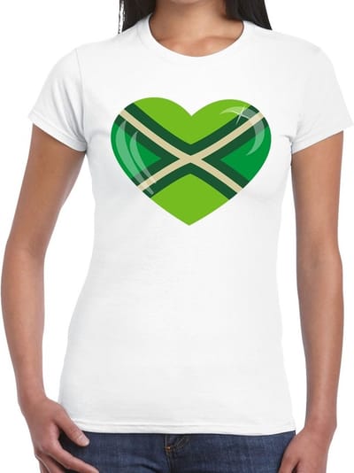 I love Achterhoek t-shirt wit voor dames - Festival kleding XS