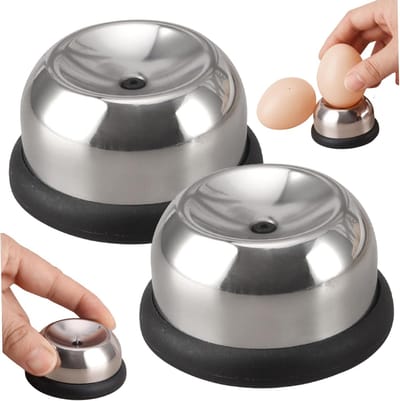 Eierprikkers - Keuken Gadget - Makkelijk Eieren Koken - Intrekbare Naald - Compact Formaat - Zilverkleurig