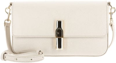 FURLA Leren schoudertas Iride Crossbody Bag Butter crème