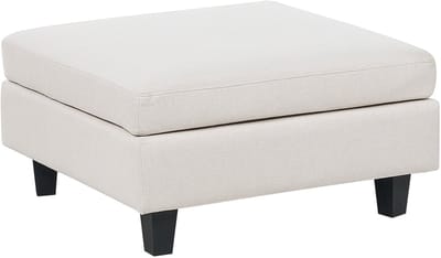 UNSTAD - Hocker - Lichtbeige - Polyester
