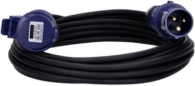 CEE-verlengkabel 10 meter - campingkabel voor caravan en boot - 3-polig 16A 230V - IP44 - H07RN-F 3G 1,5