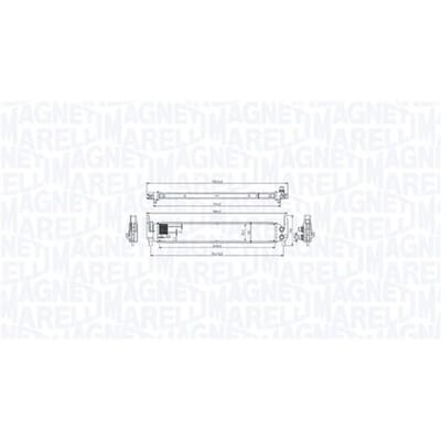 Lage-temperatuurRadiator, laadluchtRadiator MAGNETI MARELLI 351319206060