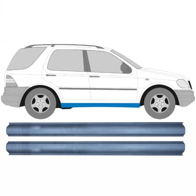 Reparatie dorpel voor Mercedes M-Class ML W163 1998-2005 / Links = Rechts / Set