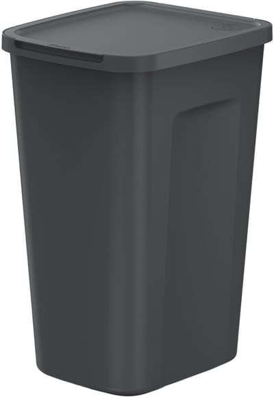 Keden - Afvalemmer - Prullenbak - inhoud 50 liter - COMPACTA Q PLUS - Zwart