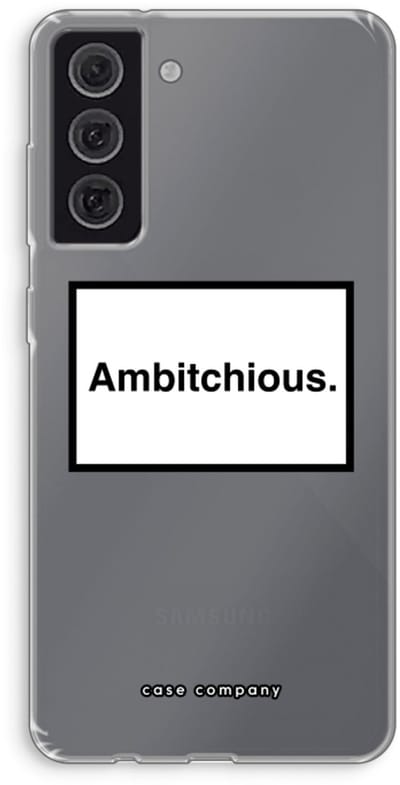 Hoesje geschikt voor Samsung Galaxy S21 FE hoesje - Ambitchious - Soft Cover Telefoonhoesje - Bescherming aan alle Kanten en Schermrand