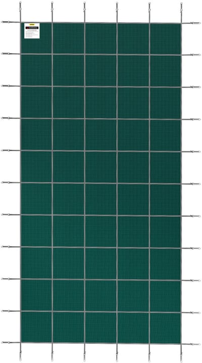 Rechthoekige Zwembadafdekking 5.5X10.9M Groen Winter Outdoor