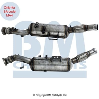 Roetfilter, uitlaatinstallatie BM CATALYSTS BM11567H