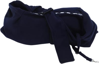 Draagbare Hondentas - Schoudertas Huisdier - Reizen en Uitjes - Verstelbare Opening - 80x60x30CM - Donkerblauw