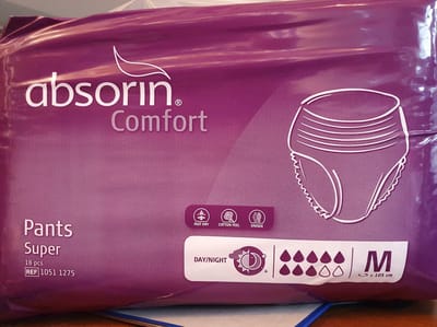 Absorin comfort pant super M <105 Absorin - Absorberend verband en broekje in één