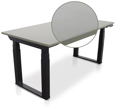 Lineaflex MRC SOLID Zit-Sta Bureau – Elektrisch Verstelbaar – 160x80 cm – Blad Forest Green – Zwart Frame – ARBO Norm NEN-EN 527 – Met memorybediening – 200 KG Draagvermogen – 130 cm Hoog