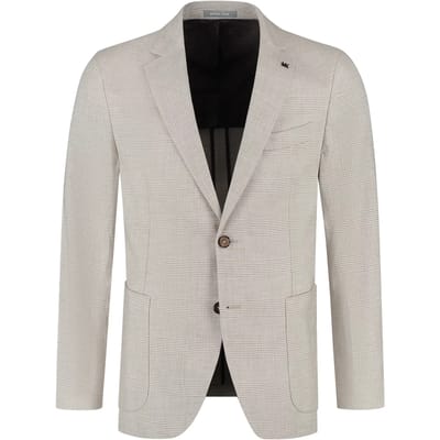 Blazer Michael Kors Linen Blend Check
