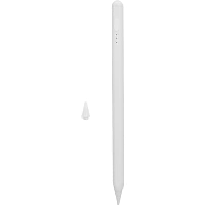Stylet, rejet de la paume, sensibilité à l'inclinaison, stylet pour tablette, 3 voyants, affichage du niveau de batterie, côté blanc