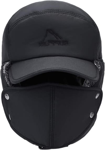 Warme en Thermische Winter Trapper Hoeden voor Mannen - Geïsoleerde Baseball Cap met Oorkleppen - Winddicht en Geschikt voor Skiën, Jagen en Fietsen in de Winter
