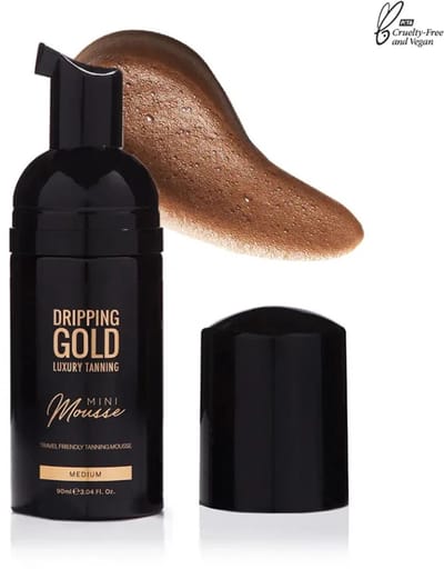 Dripping Gold | Mini Tanning Mousse Medium - 90ml - Vegan