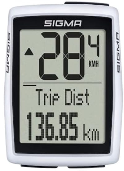 Fietscomputer met Draadloze Functies en Groot Display voor Sportieve Fietsers