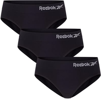 Reebok Naadloze Brief Raina - Maat S - 3 Pack - Zwart