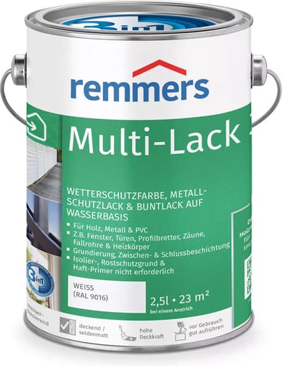 Remmers Multi-Lak 3in1 - Wit (RAL 9016) - 0.75 liter