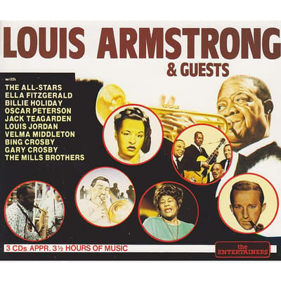 CD LOUIS ARMSTRONG - Louis Armstrong & Guests CD0250 Lotus 1990 EU Jazz Gebruikt black