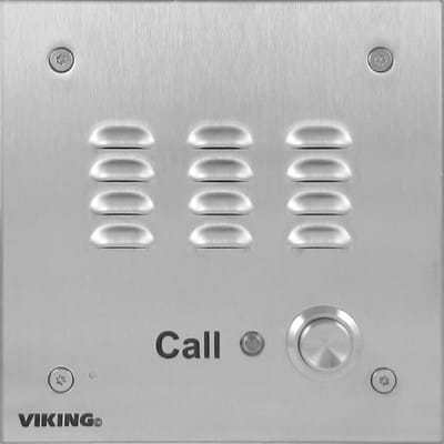 VIKING E-30 Deurintercom - inbouw - met kiezer - analoog - RVS 316 - 36-0030