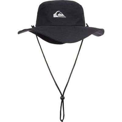 Quiksilver - UV-Zonnehoed voor mannen - Bushmaster - Zwart - maat L/XL (59CM)