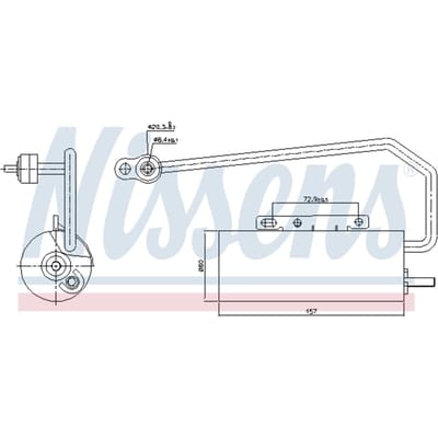 Droger, airconditioningsysteem NISSENS 95409