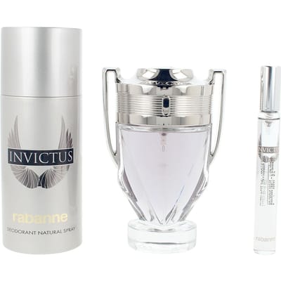 Paco Rabanne Invictus 100 ml + 10 ml + deo spray geschenkset