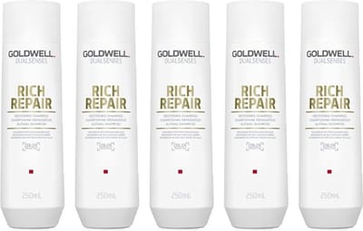 5x Goldwell Dualsenses Rich Repair Restoring Shampoo 250ml