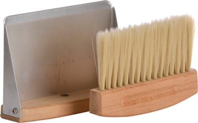 Esschert Design tafelstoffer en blik schoonmaakset voor kruimels.