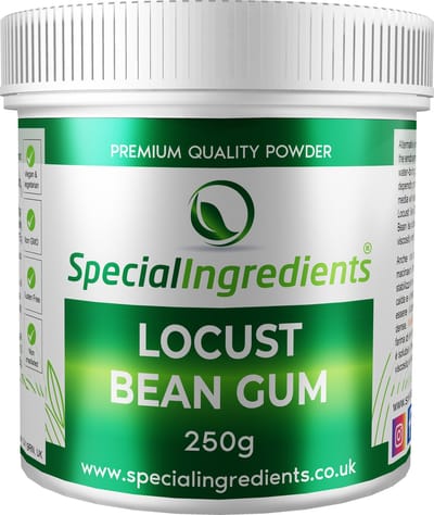 Johannesbroodpitmeel - 250 g - Locust Bean Gum - Krachtig Natuurlijk Bindmiddel - Moderne Gastronomie - Moleculair Koken - Hersluitbare Pot - Recycled Plastic