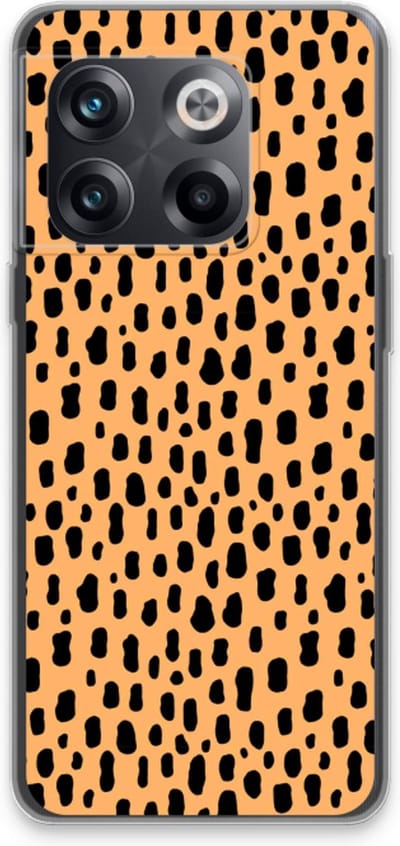 Case Company® - Hoesje geschikt voor OnePlus 10T hoesje - Panter - Soft Cover Telefoonhoesje - Bescherming aan alle Kanten en Schermrand
